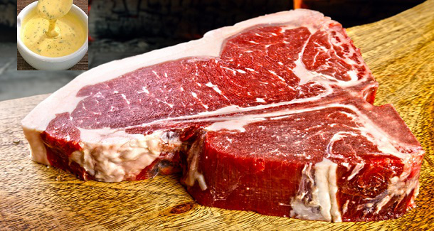 Dry Aged Beef with Bearnaise Sauce Recipe